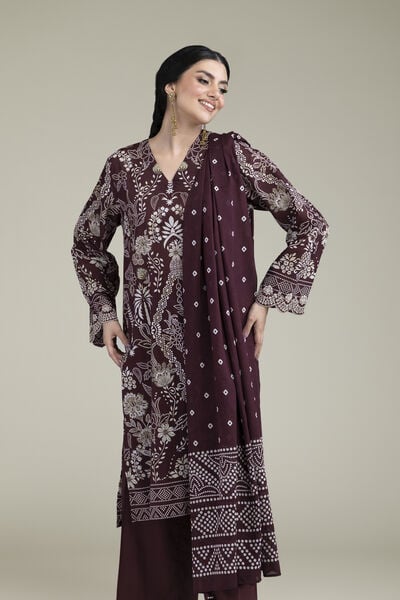 Embroidered | Cambric | Cambric Tailored 3-Piece | USD 70.00