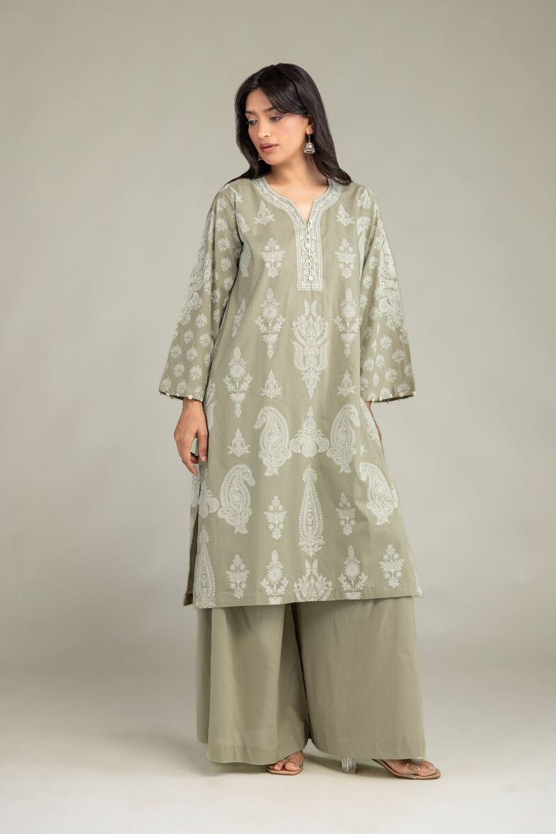 Cambric | Beige Cambric Kurta | USD 40.00