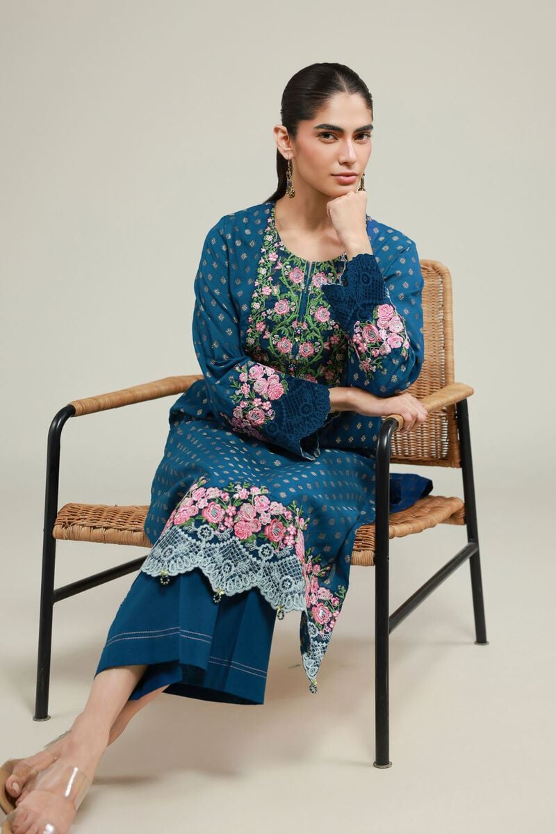 Embroidered | Jacquard | Jacquard Tailored Set | USD 70.00