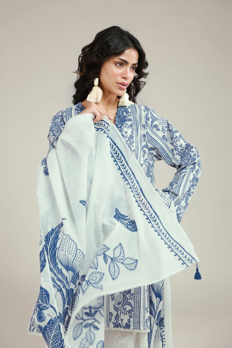 Printed | Lawn | 3-Piece Floral Suit | USD 70.00