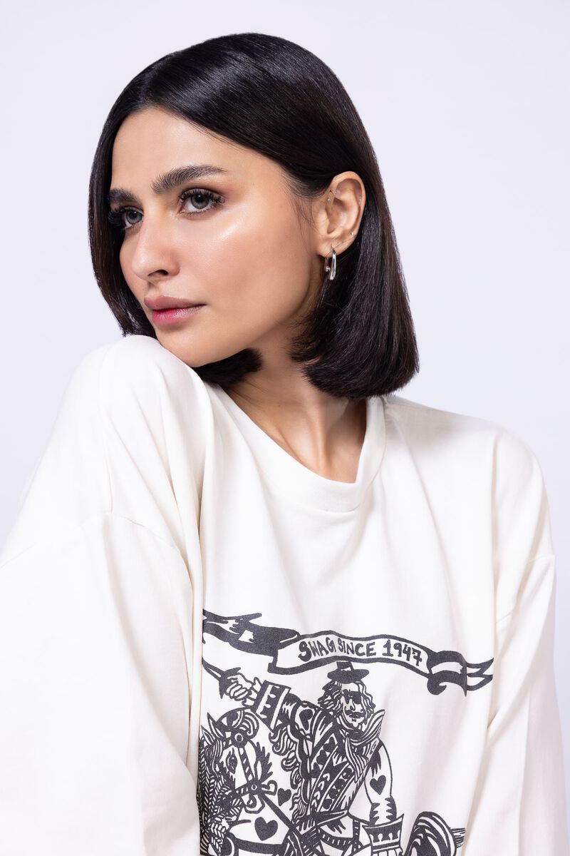 Printed | Lycra Terry | Sweatshirt | USD 6.00