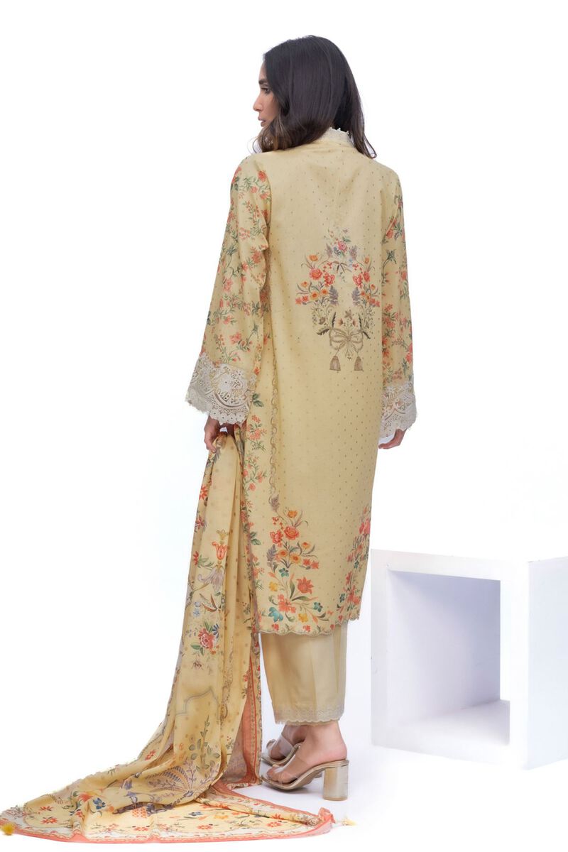 Embroidered | Jacquard | Tailored 3 Piece | null