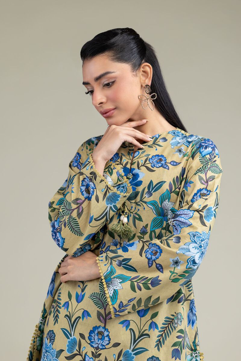 Printed | Cotton Dobby | Floral Cotton Kurta | USD 30.00