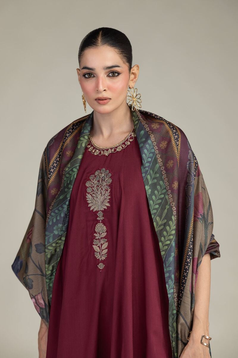 Printed | Polyester Silk | Silk Floral Dupatta | USD 30.00