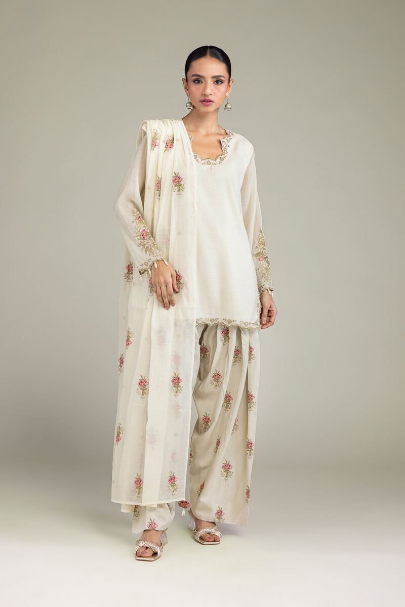 Embroidered | Paper Silk | Dupatta | USD 40.00