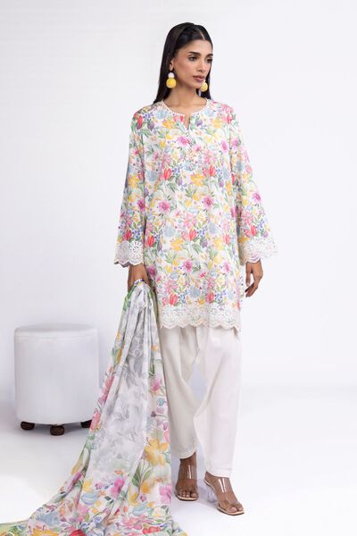 Embroidered | Lawn | Fabrics 3 Piece | USD 20.00