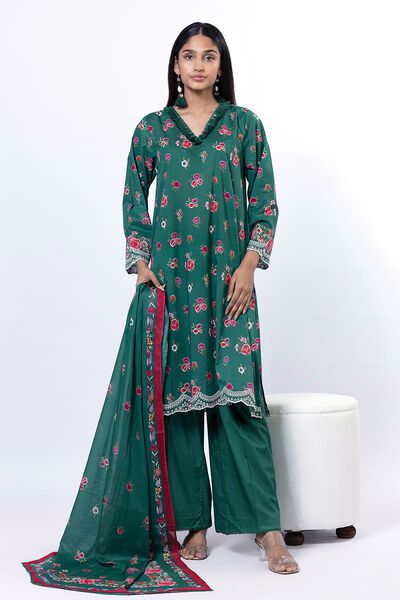 Embroidered | Lawn | Fabrics 3 Piece | USD 12.00