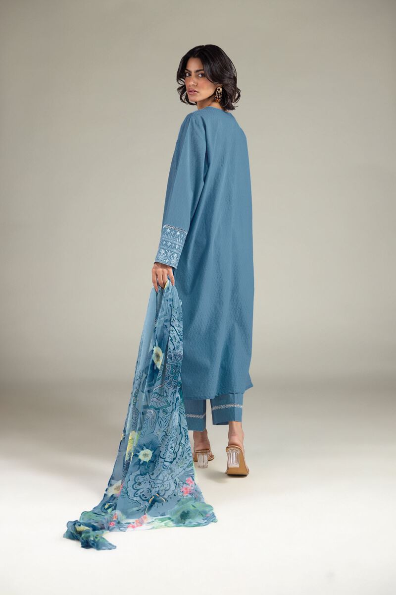 Embroidered | Cotton Dobby | Tailored 3-Piece Set | USD 65.00