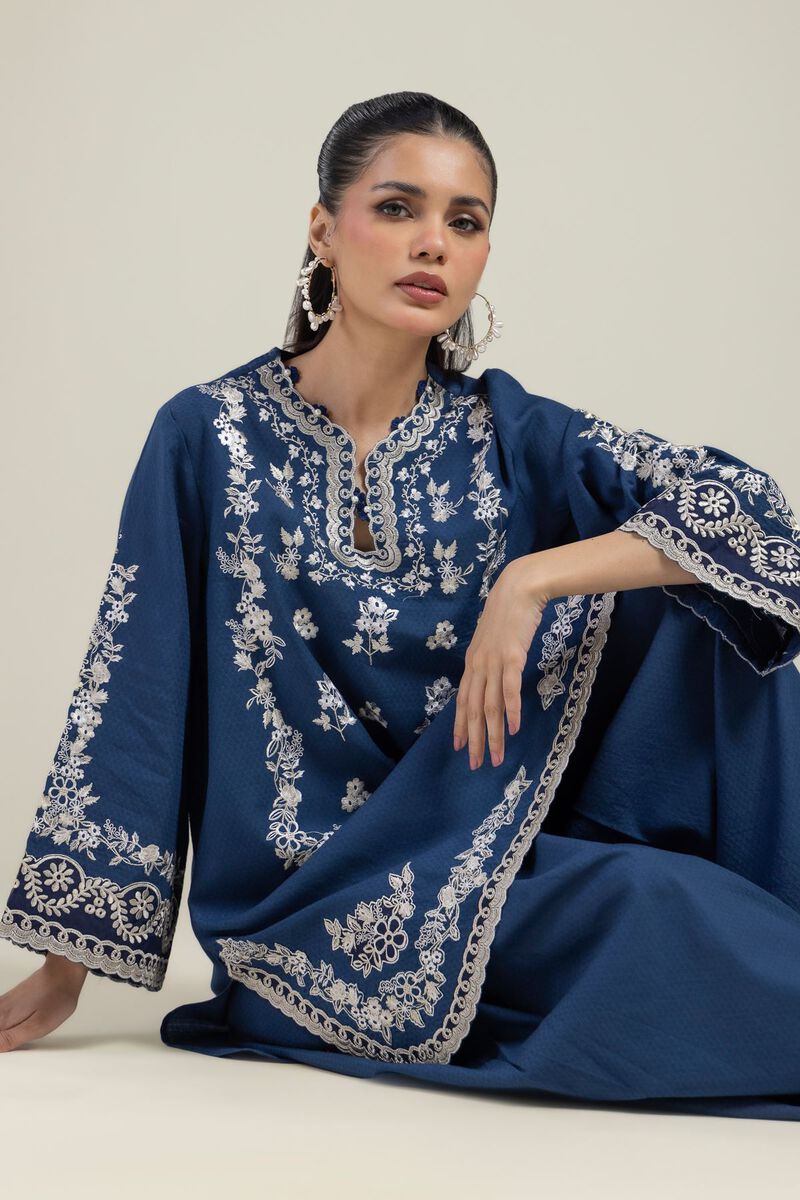Embroidered | Cotton Dobby | Cotton Tailored Set | USD 70.00