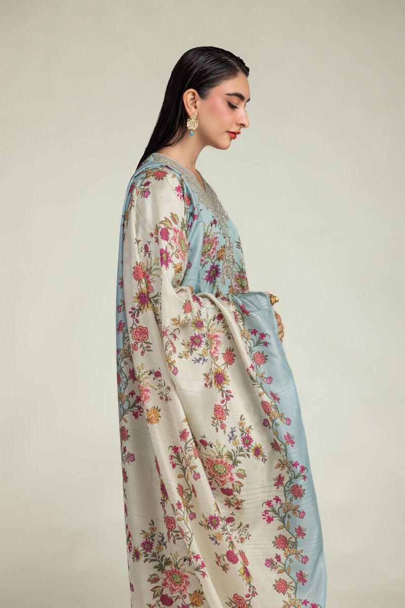 Embroidered | Mesuri | Floral Mesuri Dupatta | USD 35.00