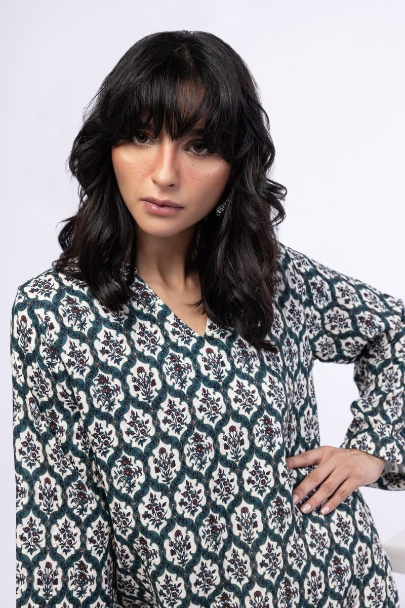 Printed | Double Layer Striped | Kurta | USD 17.50