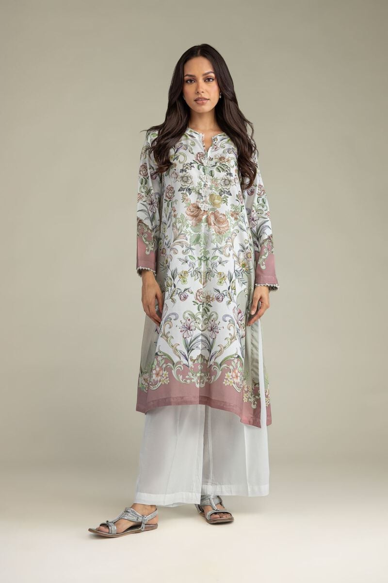 Printed | Cambric | Floral Longline Kurta | USD 35.00