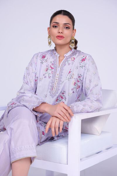 Embroidered | Raw Silk | Kurta | USD 55.00
