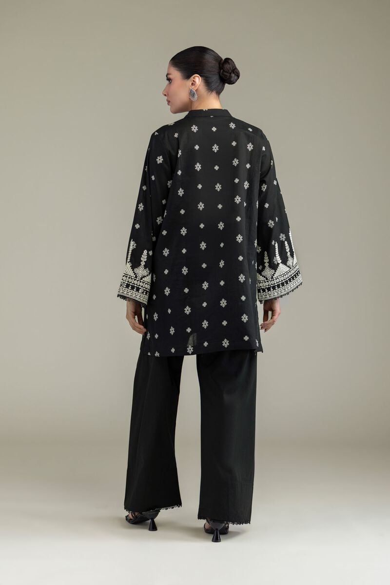 Embroidered | Lawn | Black Lawn Kurta | USD 35.00