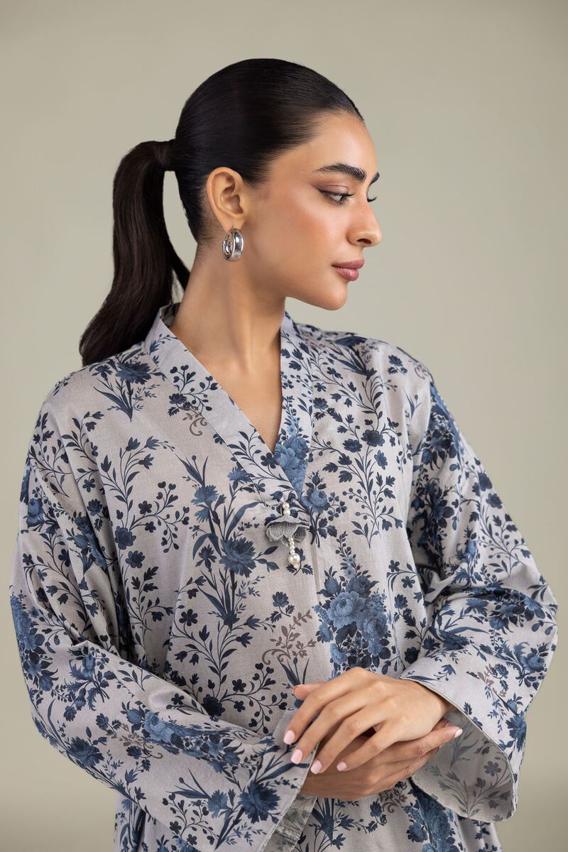 Printed | Cotton Dobby | Floral Longline Kurta | USD 30.00