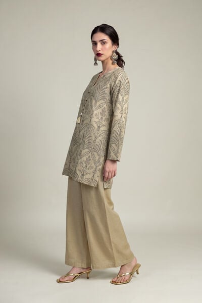 Embroidered | Raw Silk | Silk Solid Pants | USD 35.00