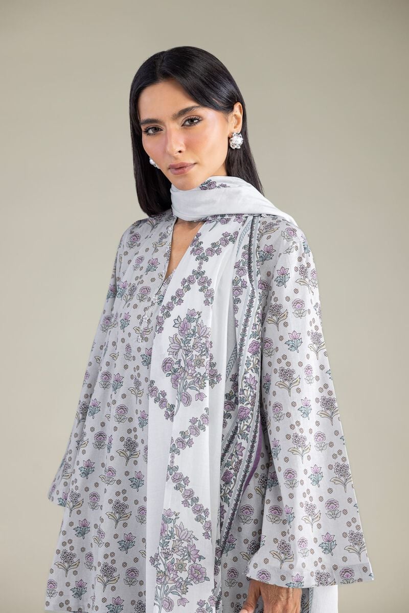 Printed | Lawn | Floral Lawn Dupatta | USD 30.00