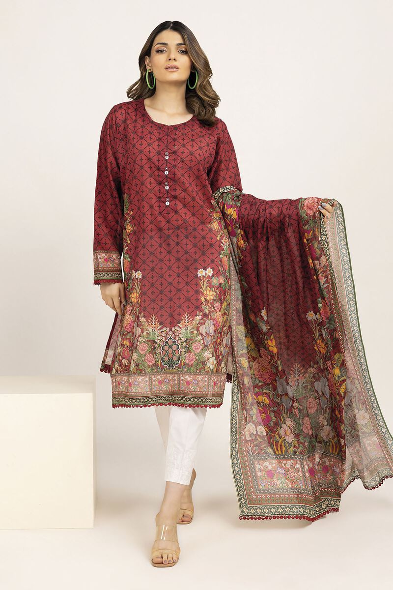 Lawn | Printed | Fabrics 2 Piece | Top Dupatta | null