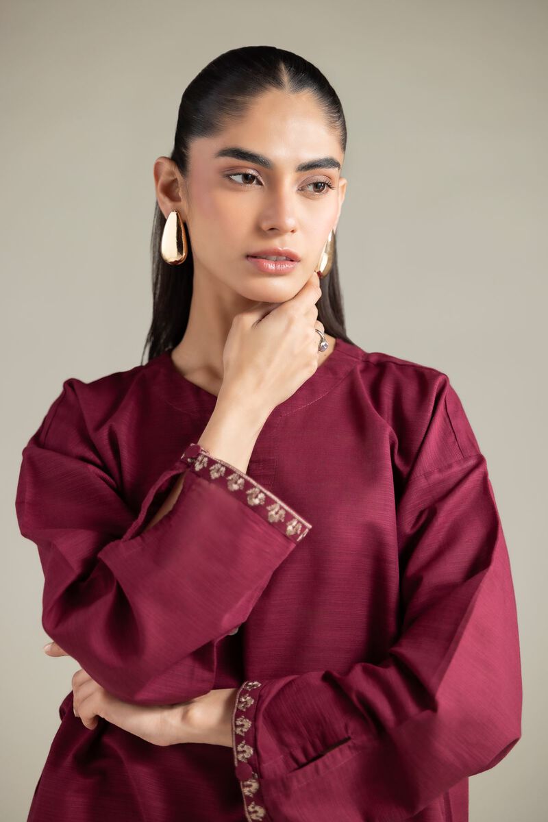 Embroidered | Textured Cotton | Kurta | USD 35.00