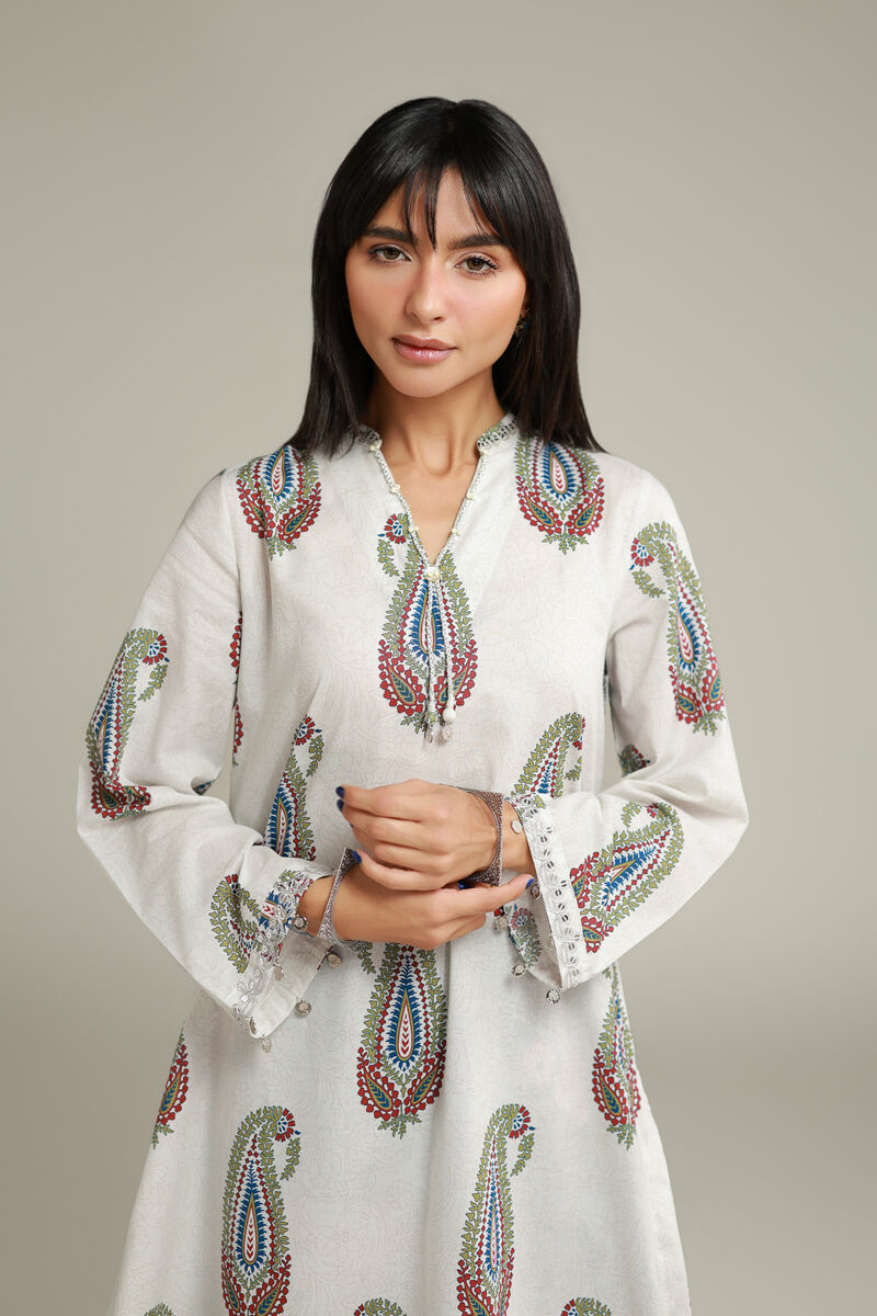 Embroidered | Cambric | Long Cambric Kurta | USD 35.00