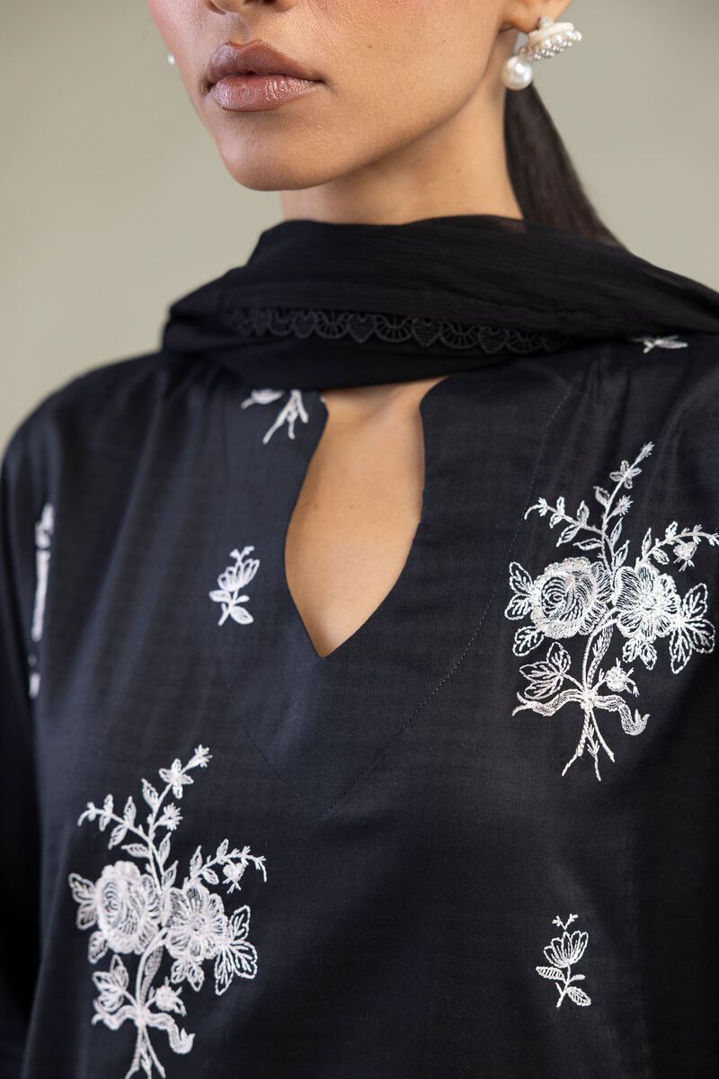 Embroidered | Dobby | Tailored Floral 3-Piece | USD 80.00