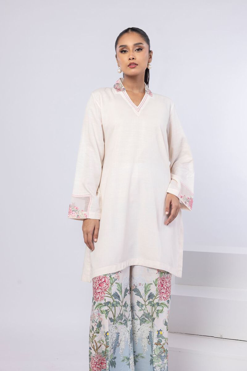 Embroidered | Dull Raw Silk | Kurta | USD 10.50