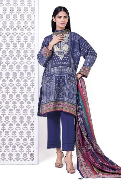 Embroidered | Light khaddar Messuri | Tailored 3 Piece | USD 22.50