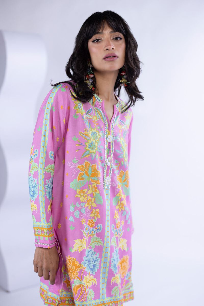 Printed | Thai Silk | Kurta | USD 50.00