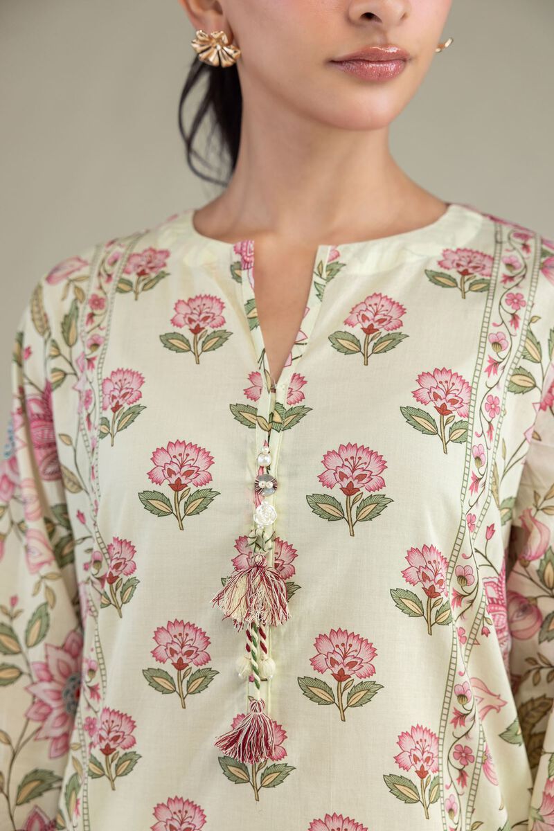 Printed | Cambric | Floral Cambric Kurta | USD 35.00