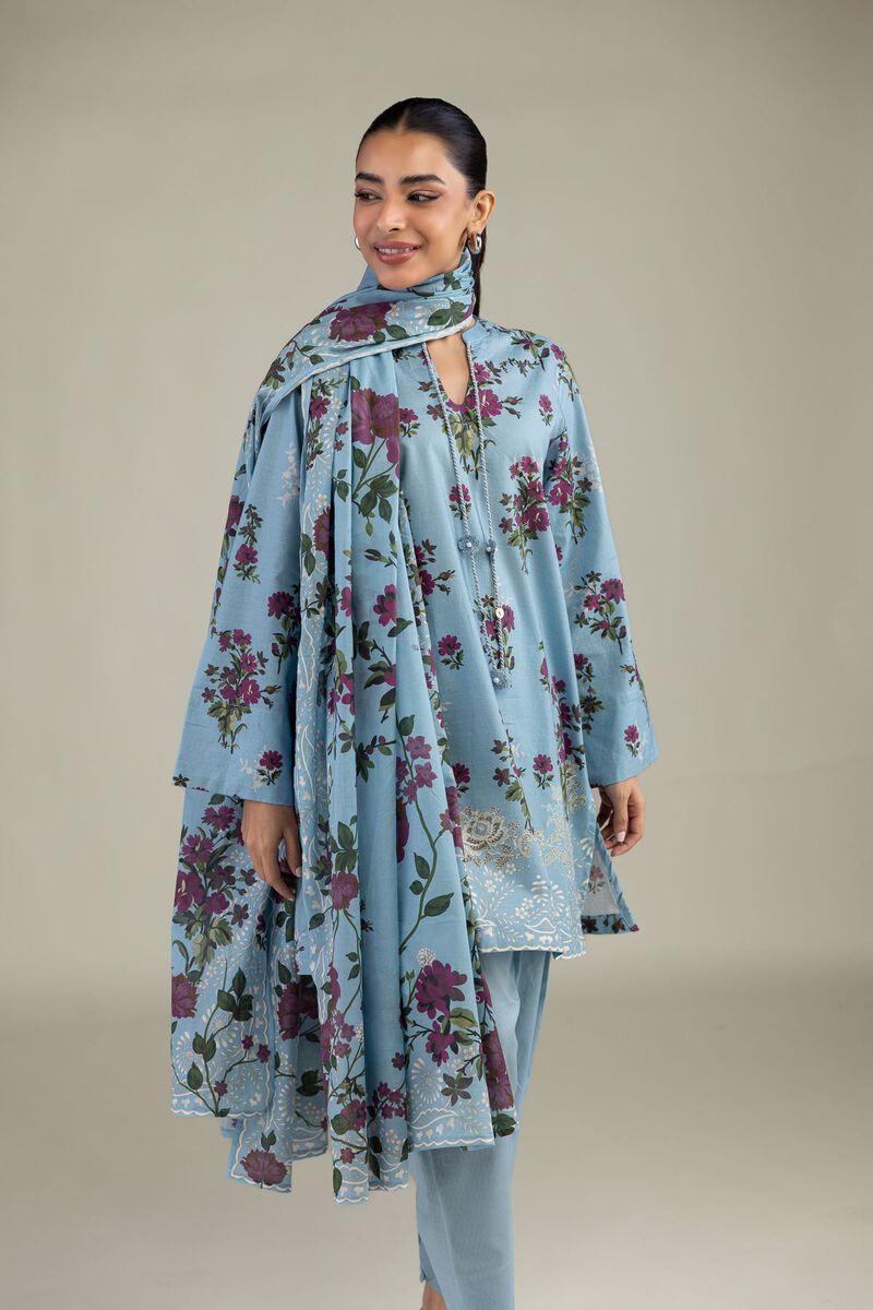 Printed | Lawn | Floral Lawn Dupatta | USD 25.00