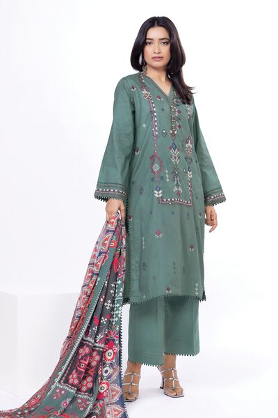 Embroidered | Dobby | Fabrics 3 Piece | USD 25.00