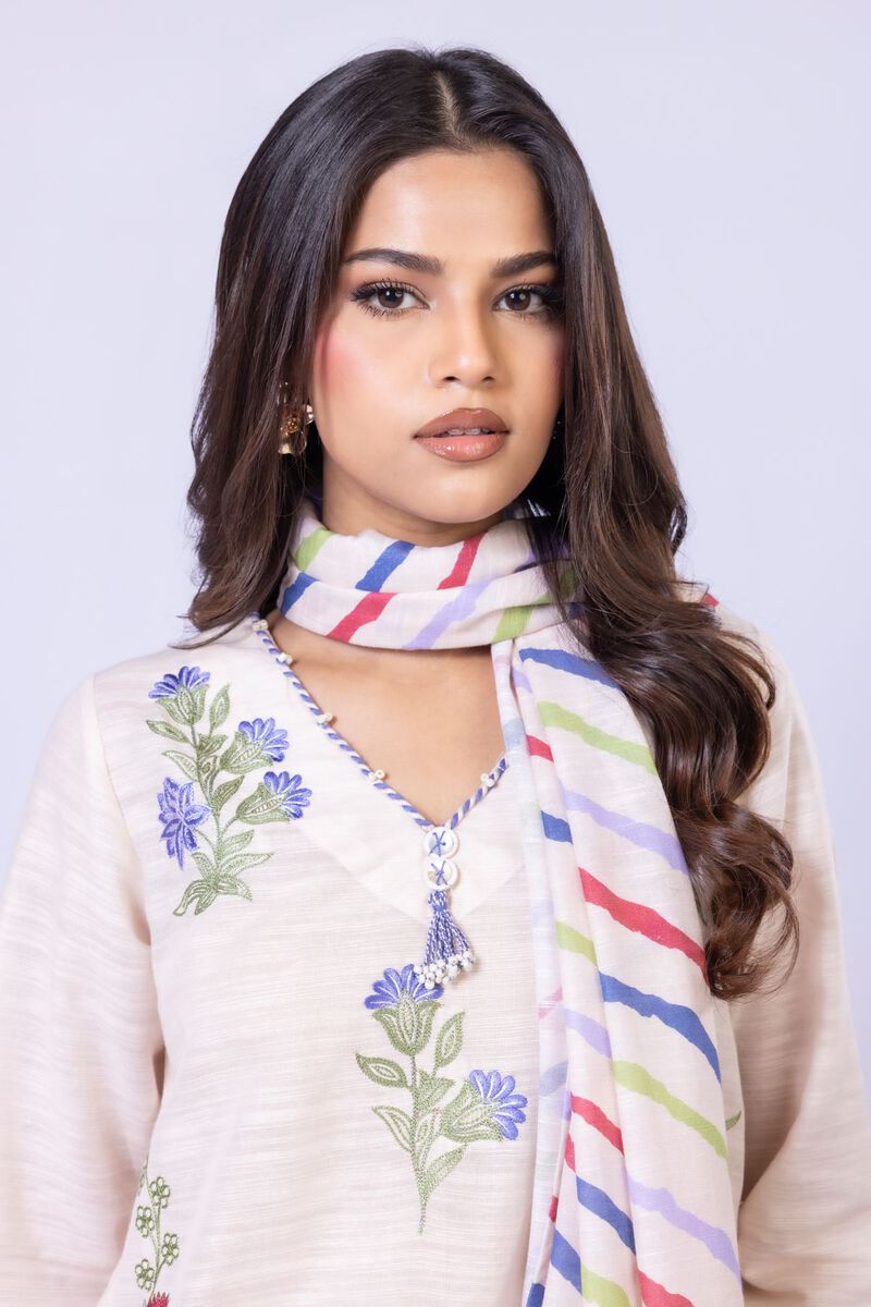 Printed | Textured Cotton | Dupatta | USD 17.00