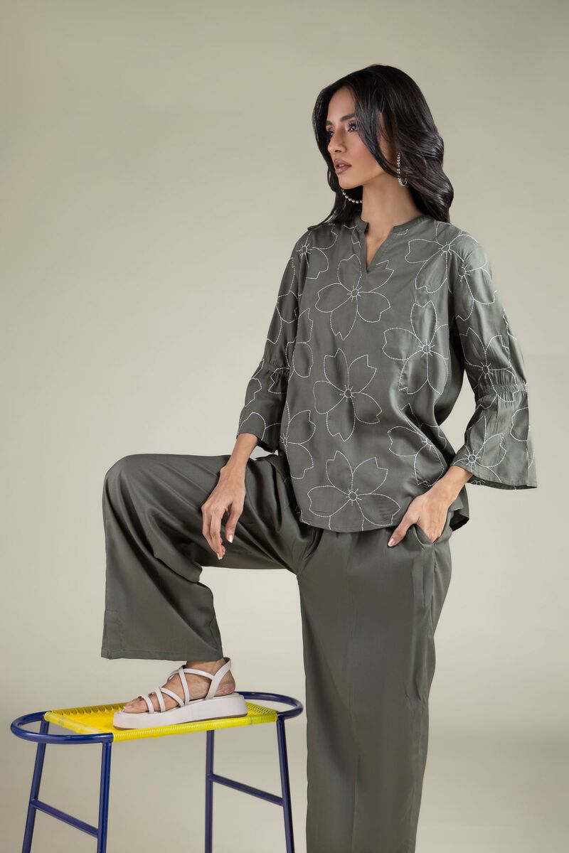 Embroidered | Viscose | Tunic | USD 35.00