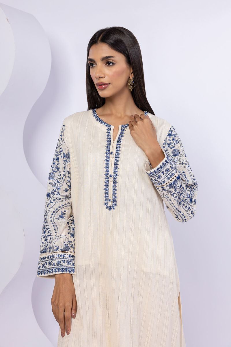 Embroidered | Leno | Kurta | USD 10.50