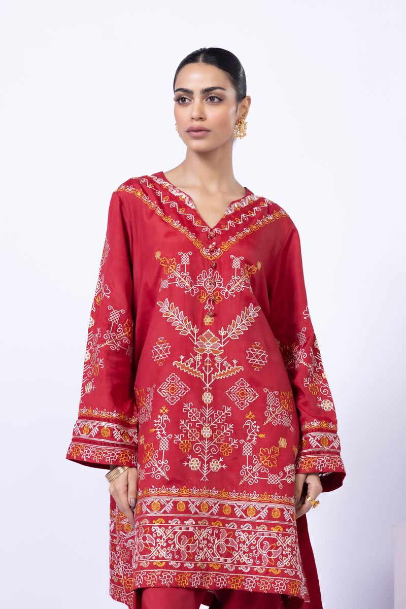 Embroidered | Thai Silk | Kurta | null