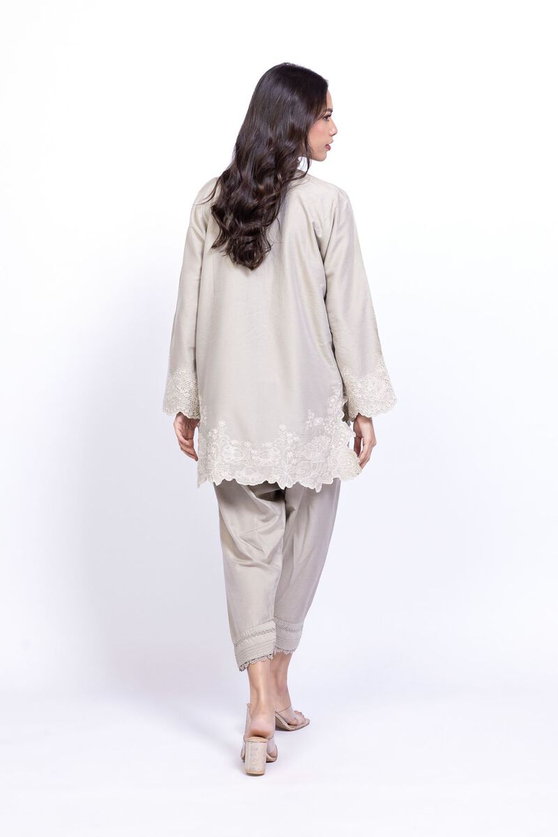 Embroidered | Raw Silk | Kurta | USD 55.00