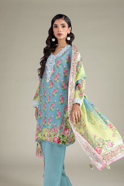 Embroidered | Cambric | Tailored 3 Piece | USD 70.00