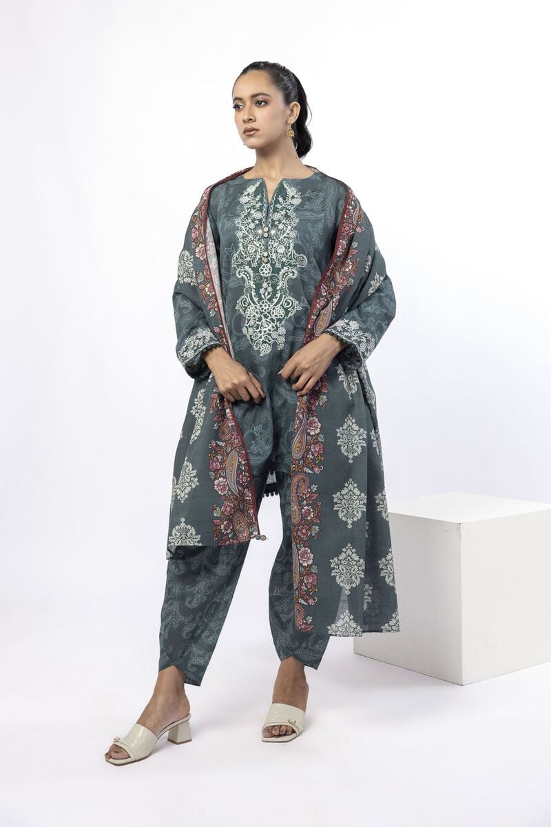 Embroidered | Light Khaddar | Tailored 3 Piece | USD 50.00