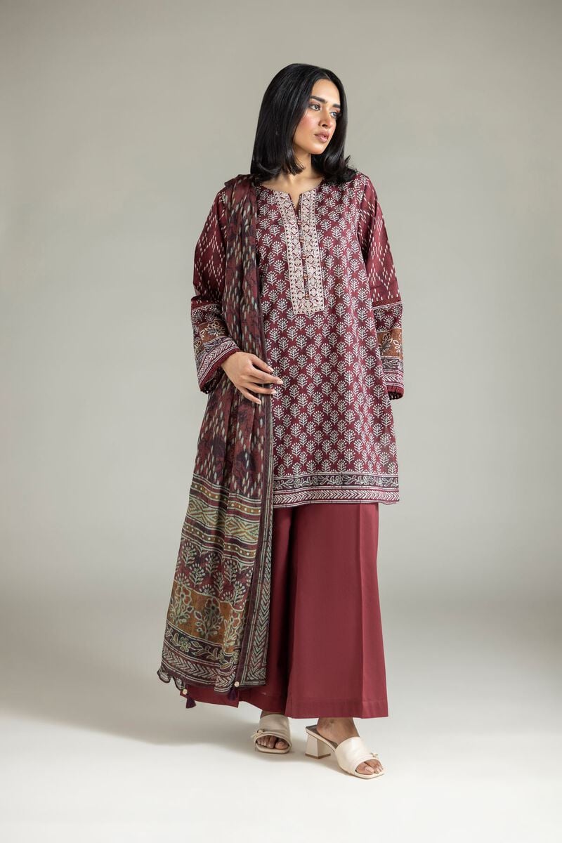 Embroidered | Lawn | Three-Piece Lawn Suit | USD 65.00