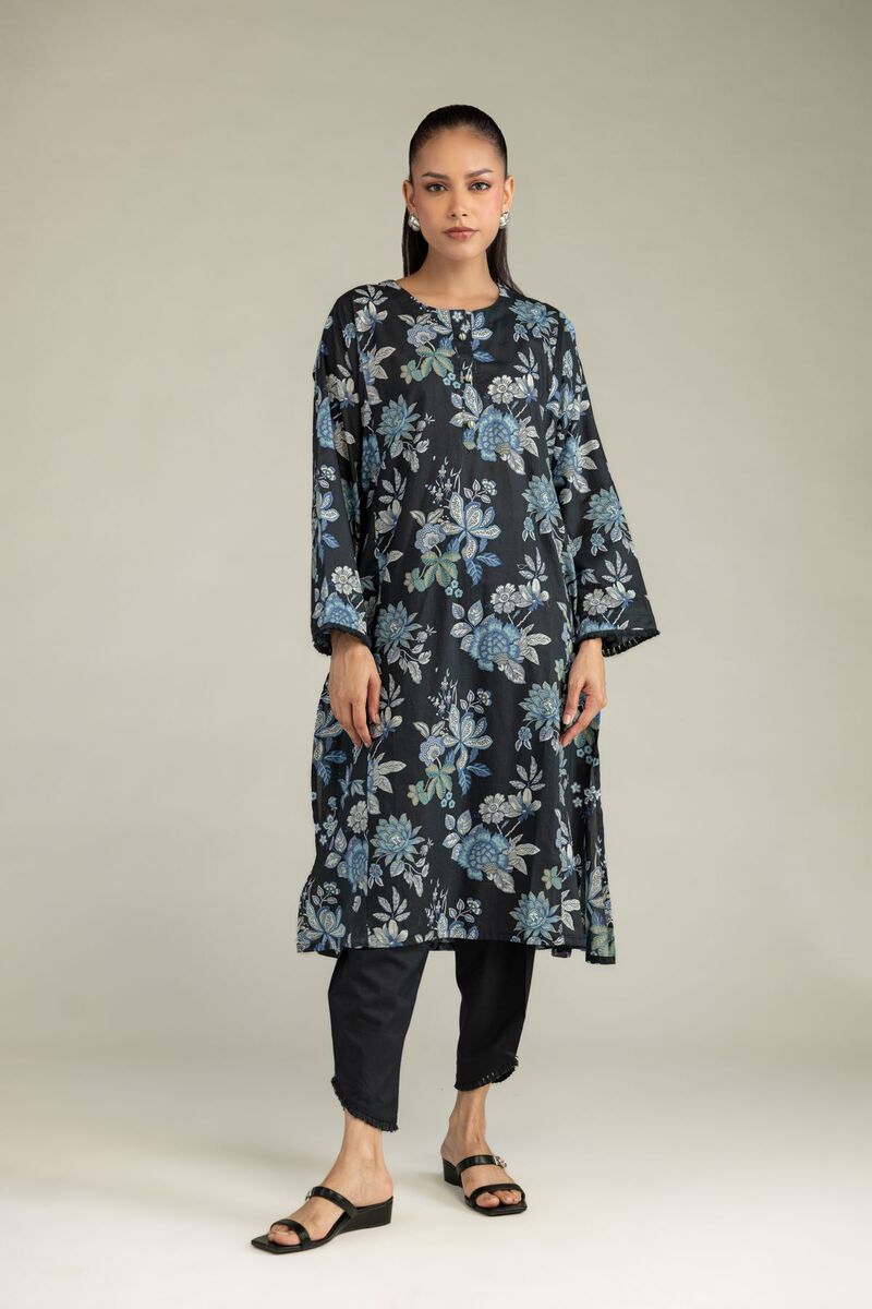 Printed | Cambric | Floral Longline Kurta | USD 35.00