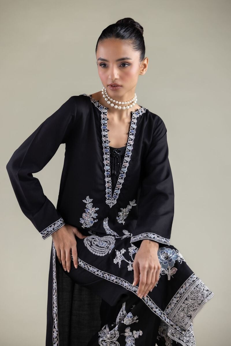 Embroidered | Raw Silk | Kurta | USD 60.00