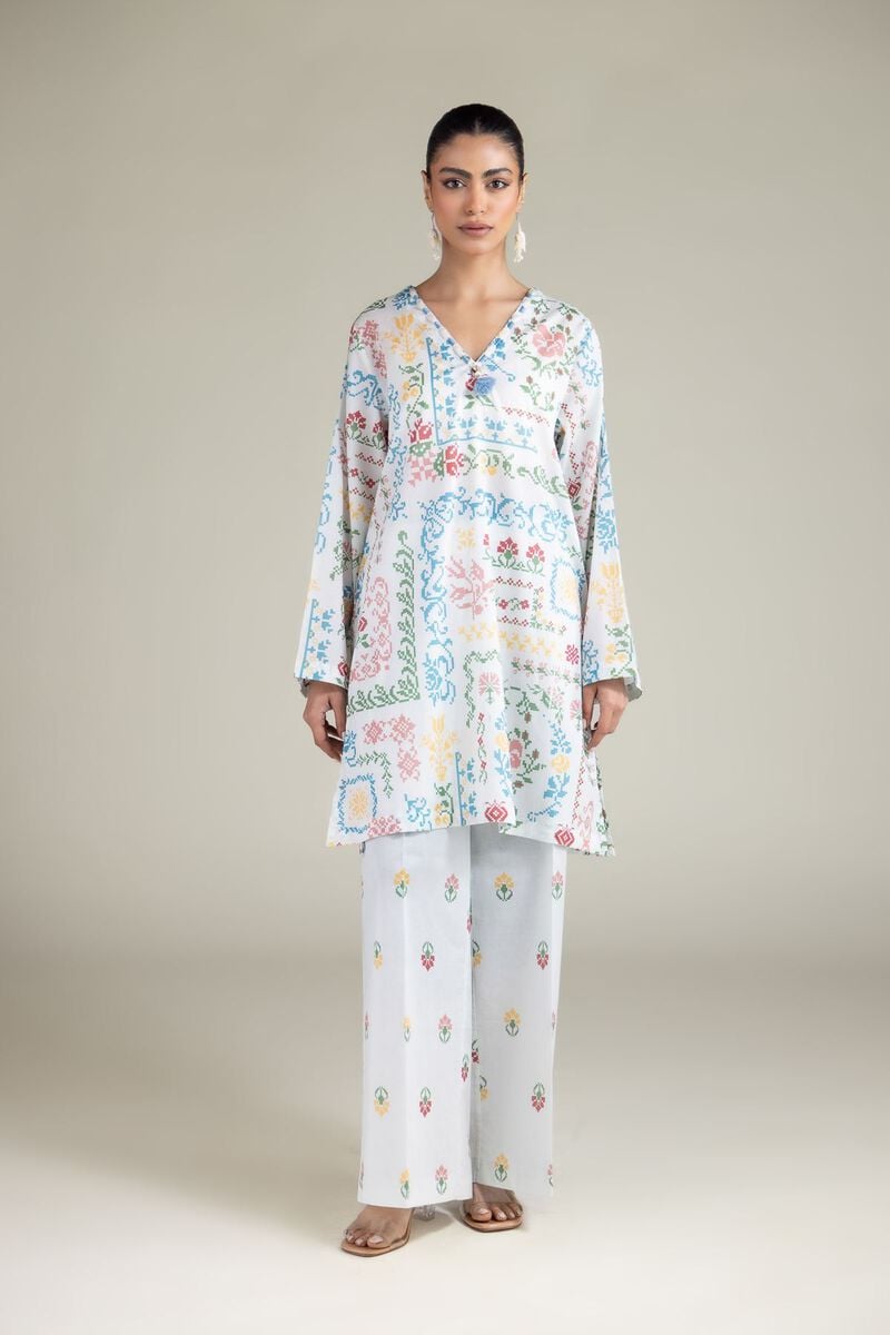 Printed | Cambric | Tailored Cambric Set | USD 40.00