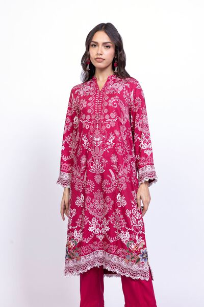 Printed | Satin | Kurta | USD 17.50