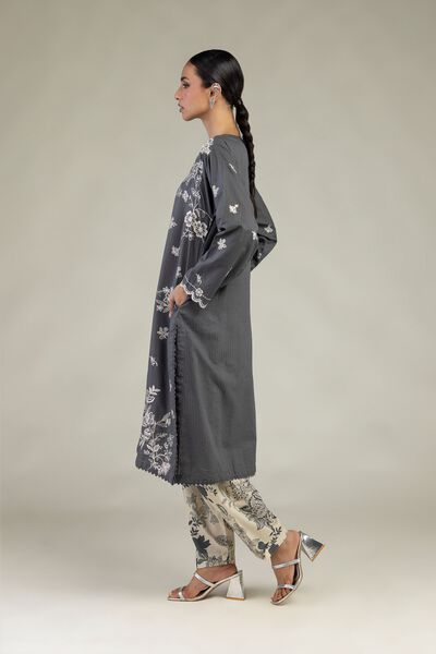 Embroidered | Cotton Dobby | Floral Cotton Shalwar  | USD 30.00