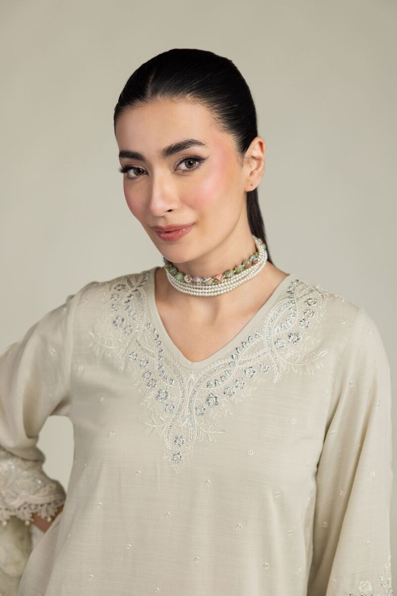 Embroidered | Raw Silk | Short Silk Kurta | USD 55.00