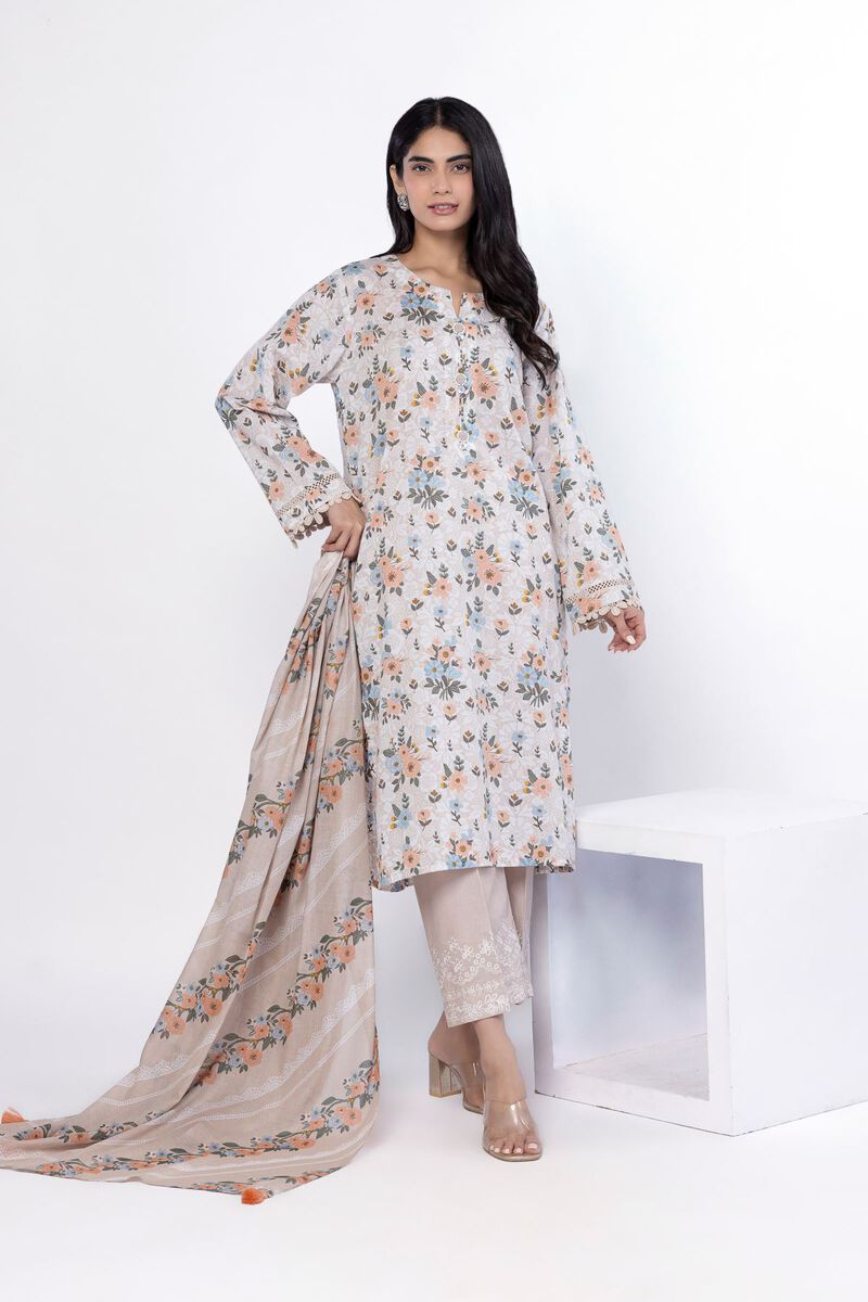 Embroidered | Lawn | Fabrics 3 Piece | USD 45.00