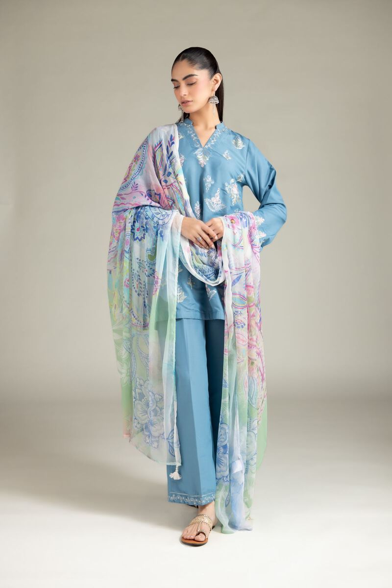 Embroidered | Chiffon | Dupatta | USD 25.00