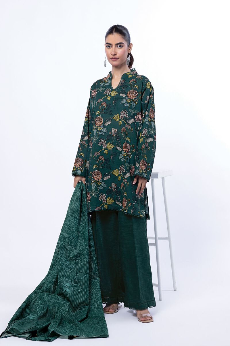 Printed | Light Khaddar | Tailored 3 Piece | USD 45.00