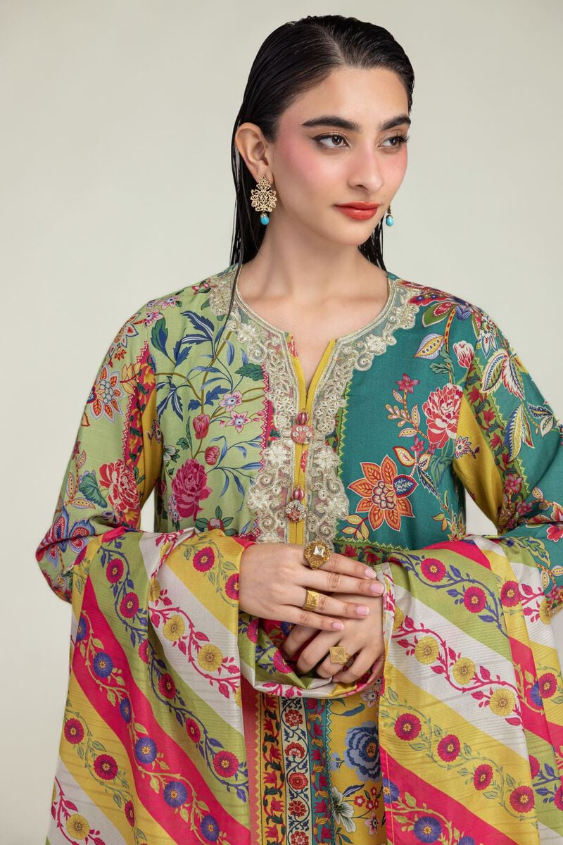Embroidered | Mesuri | Mesuri Floral Dupatta | USD 30.00