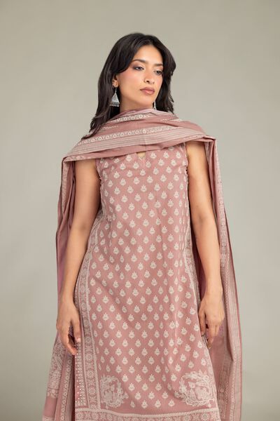 Cambric | Sleeveless Cambric Kurta | USD 40.00